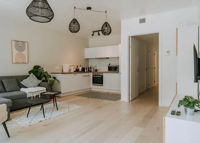 2 Bedroom And Private Parking In Center Lutych